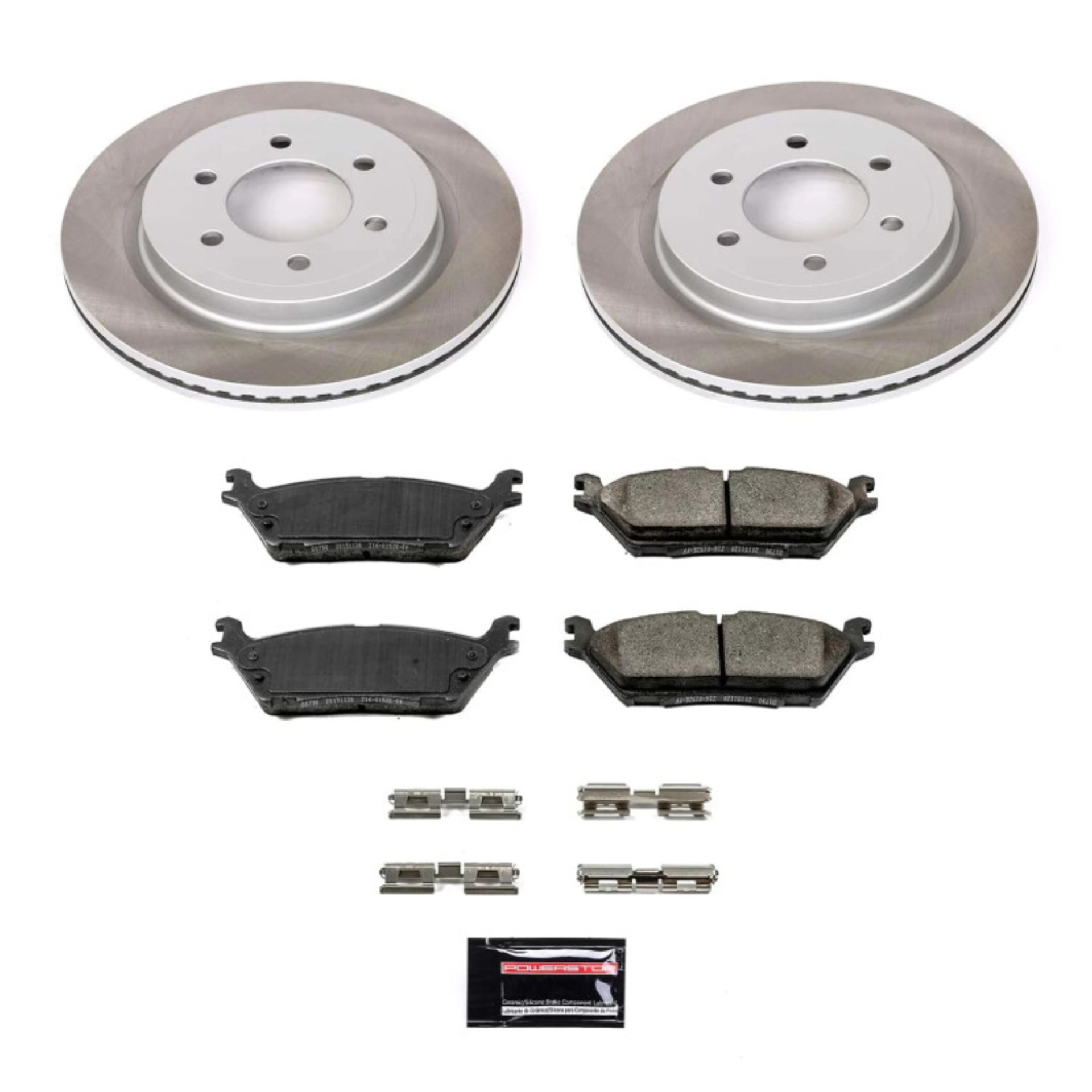 Picture of Power Stop 18-21 Lincoln Navigator Rear Semi-Coated Rotor Kit