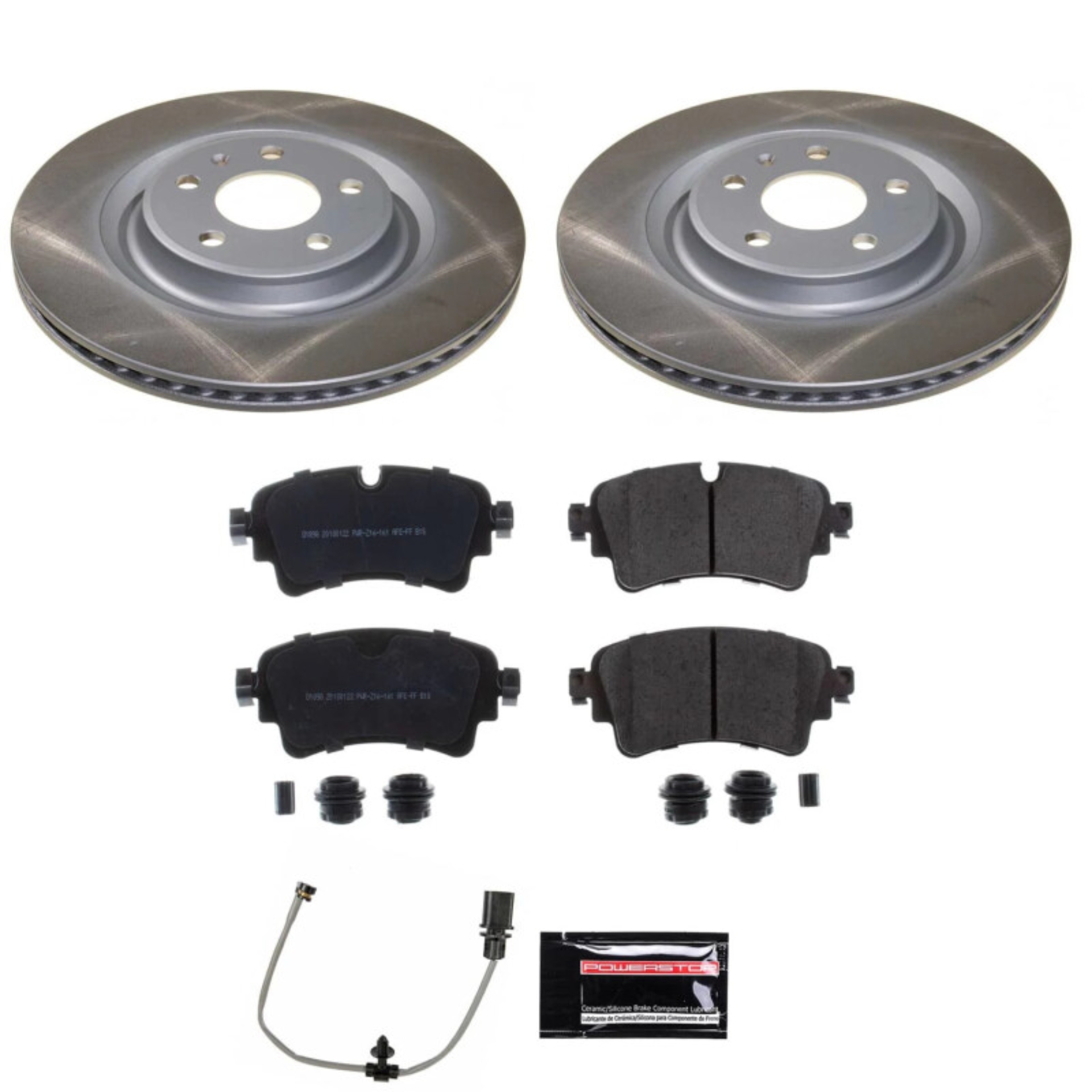 Picture of Power Stop 18-20 Audi SQ5 Rear Semi-Coated Rotor Kit