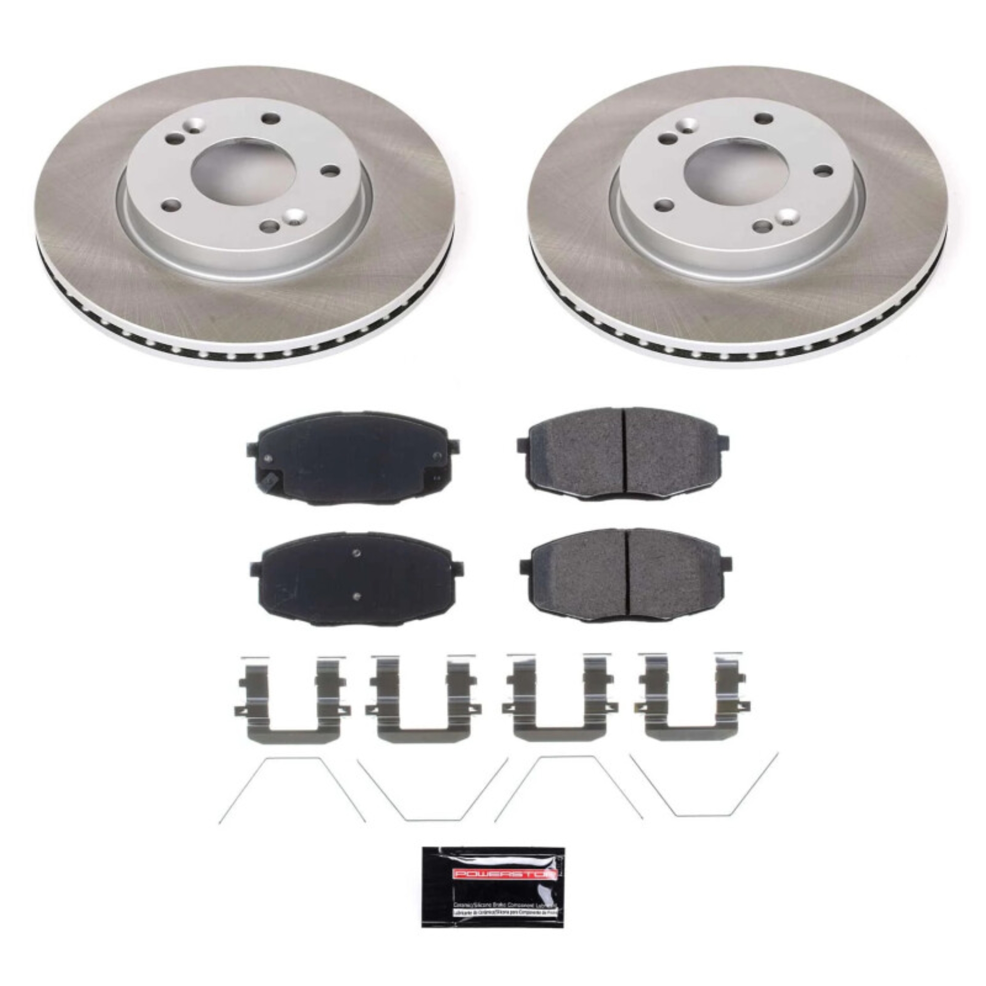 Picture of Power Stop 17-19 Kia Soul Front Semi-Coated Rotor Kit