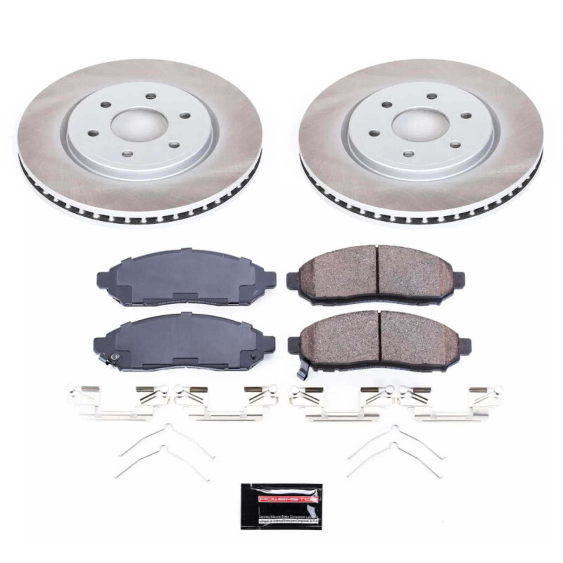Picture of Power Stop 16-22 Nissan Frontier Front Semi-Coated Rotor Kit