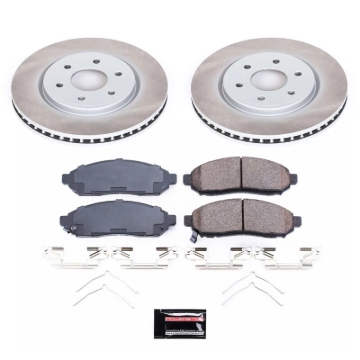Picture of Power Stop 16-22 Nissan Frontier Front Semi-Coated Rotor Kit