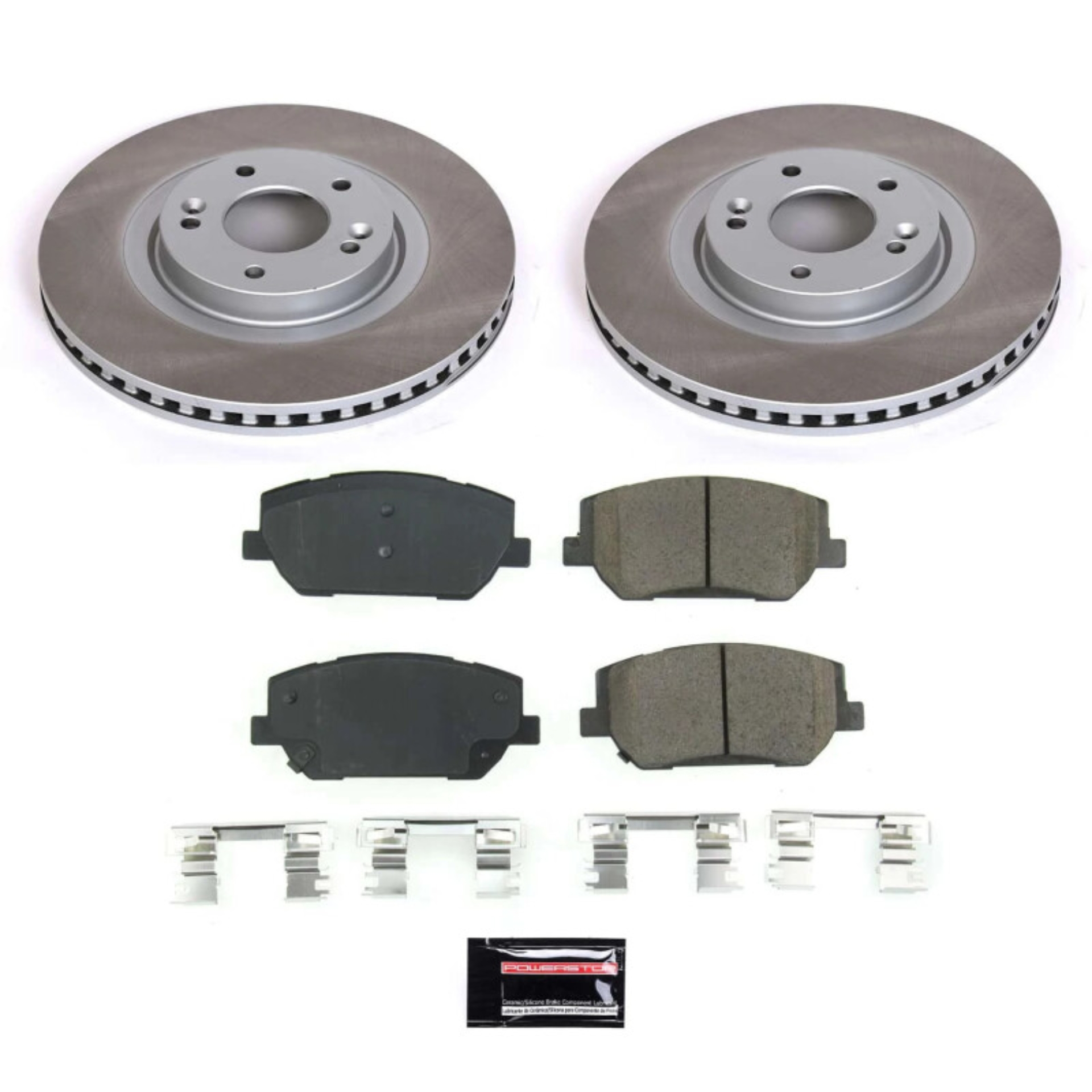 Picture of Power Stop 19-20 Hyundai Santa Fe Front Semi-Coated Rotor Kit