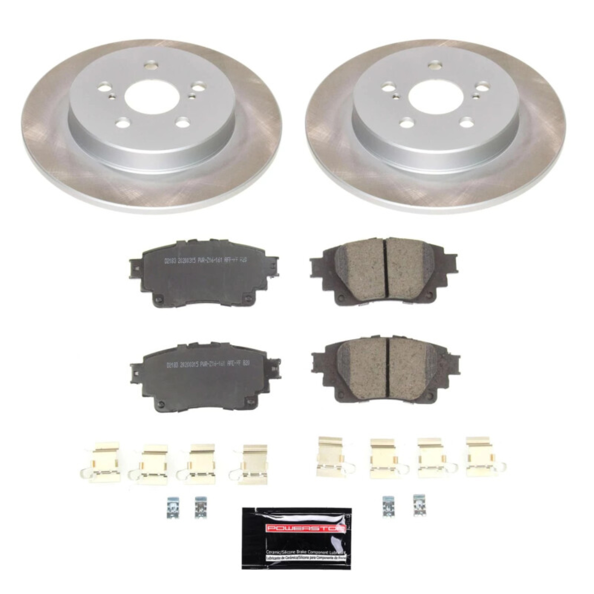 Picture of Power Stop 19-22 Toyota Corolla Rear Semi-Coated Rotor Kit