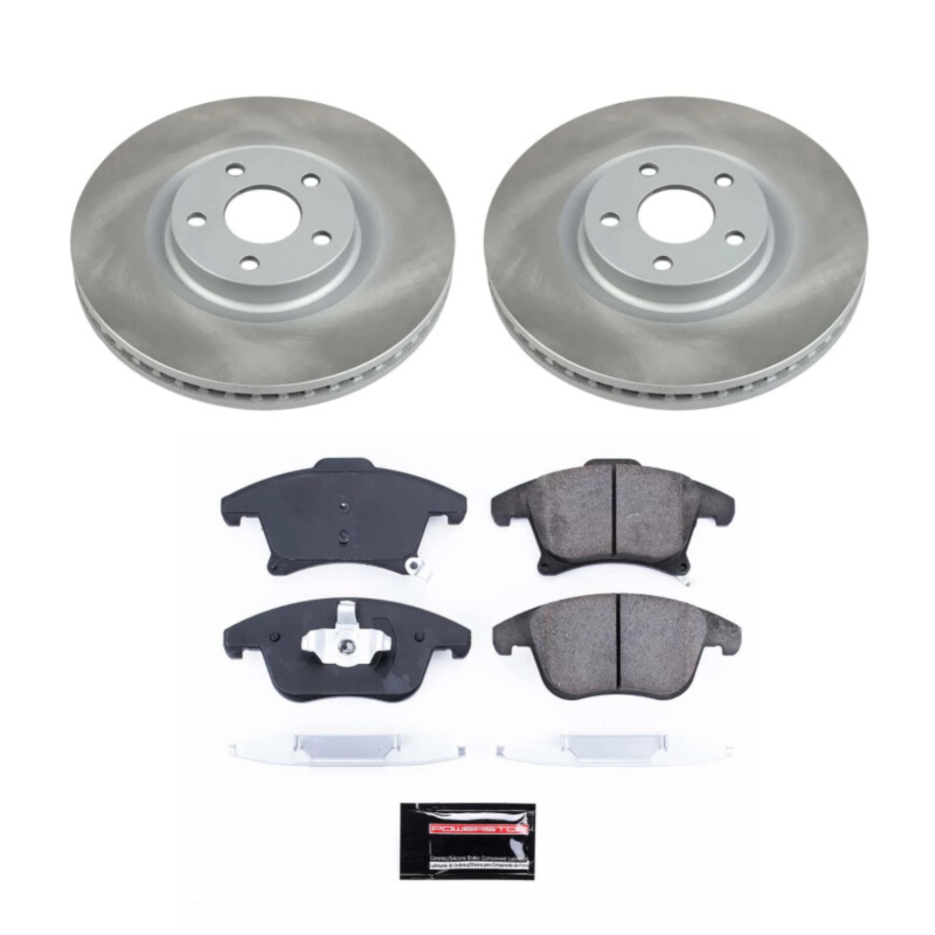 Picture of Power Stop 19-20 Ford SSV Plug-In Hybrid Front Semi-Coated Rotor Kit