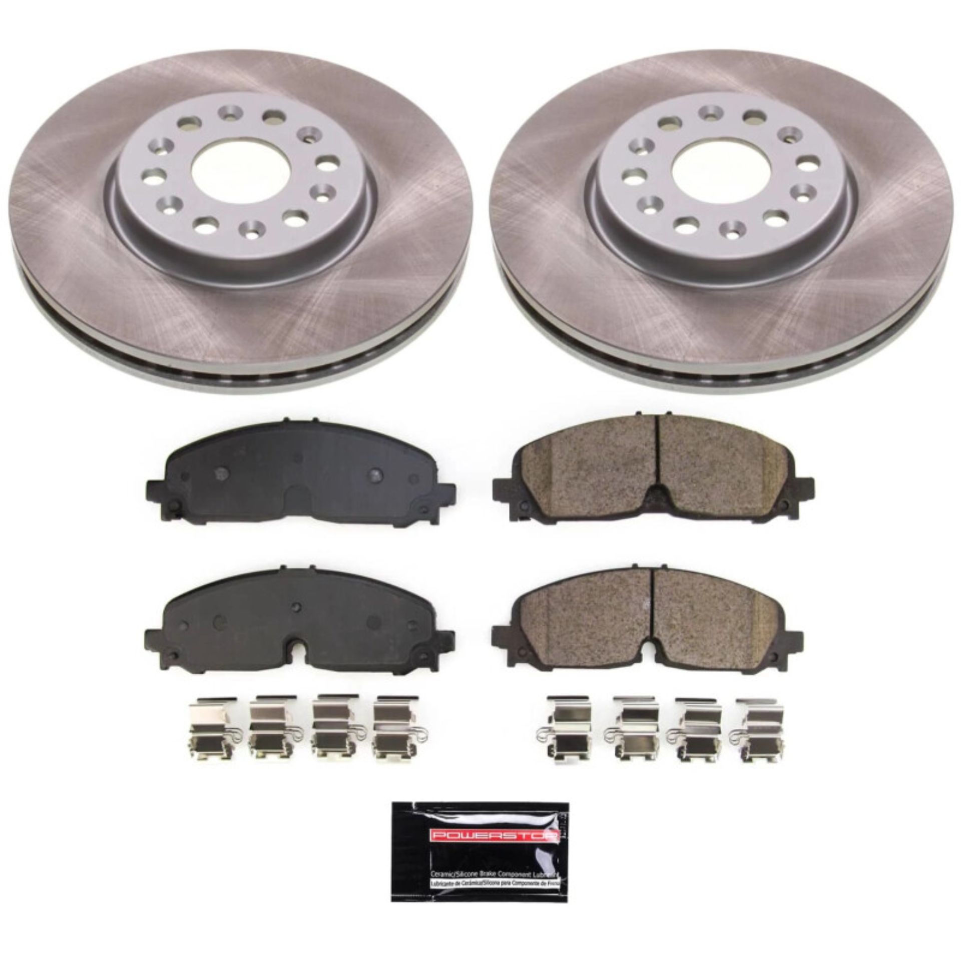 Picture of Power Stop 21-22 GMC Acadia Front Semi-Coated Rotor Kit