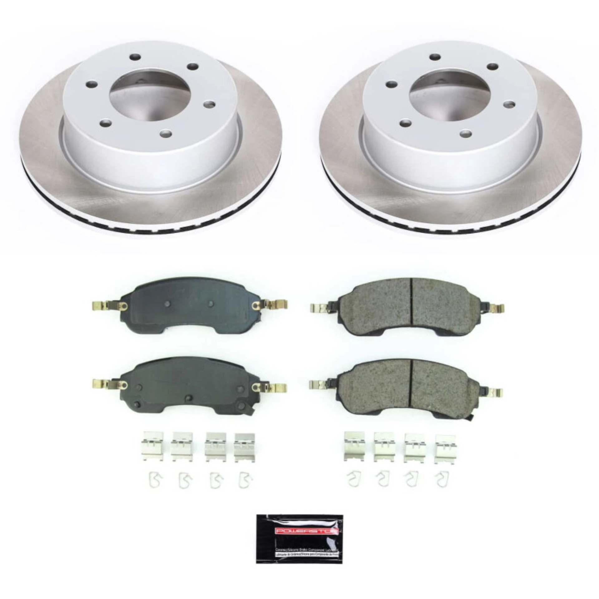 Picture of Power Stop 21-23 Ford Bronco Rear Semi-Coated Rotor Kit