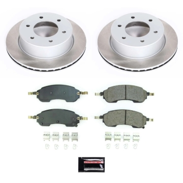Picture of Power Stop 21-23 Ford Bronco Rear Semi-Coated Rotor Kit