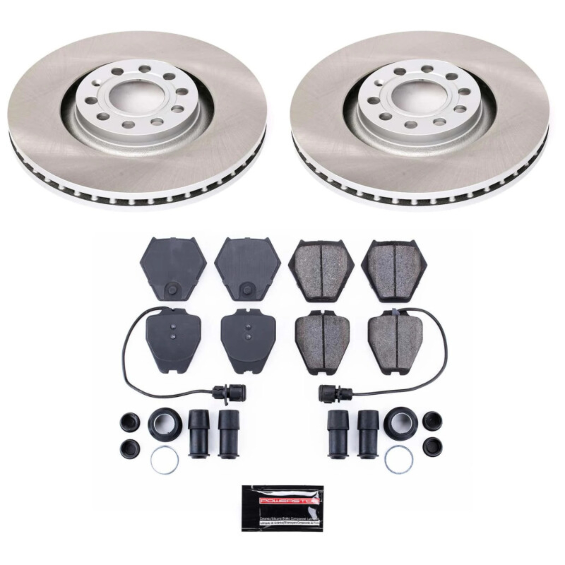 Picture of Power Stop 00-02 Audi S4 Front Semi-Coated Rotor Kit