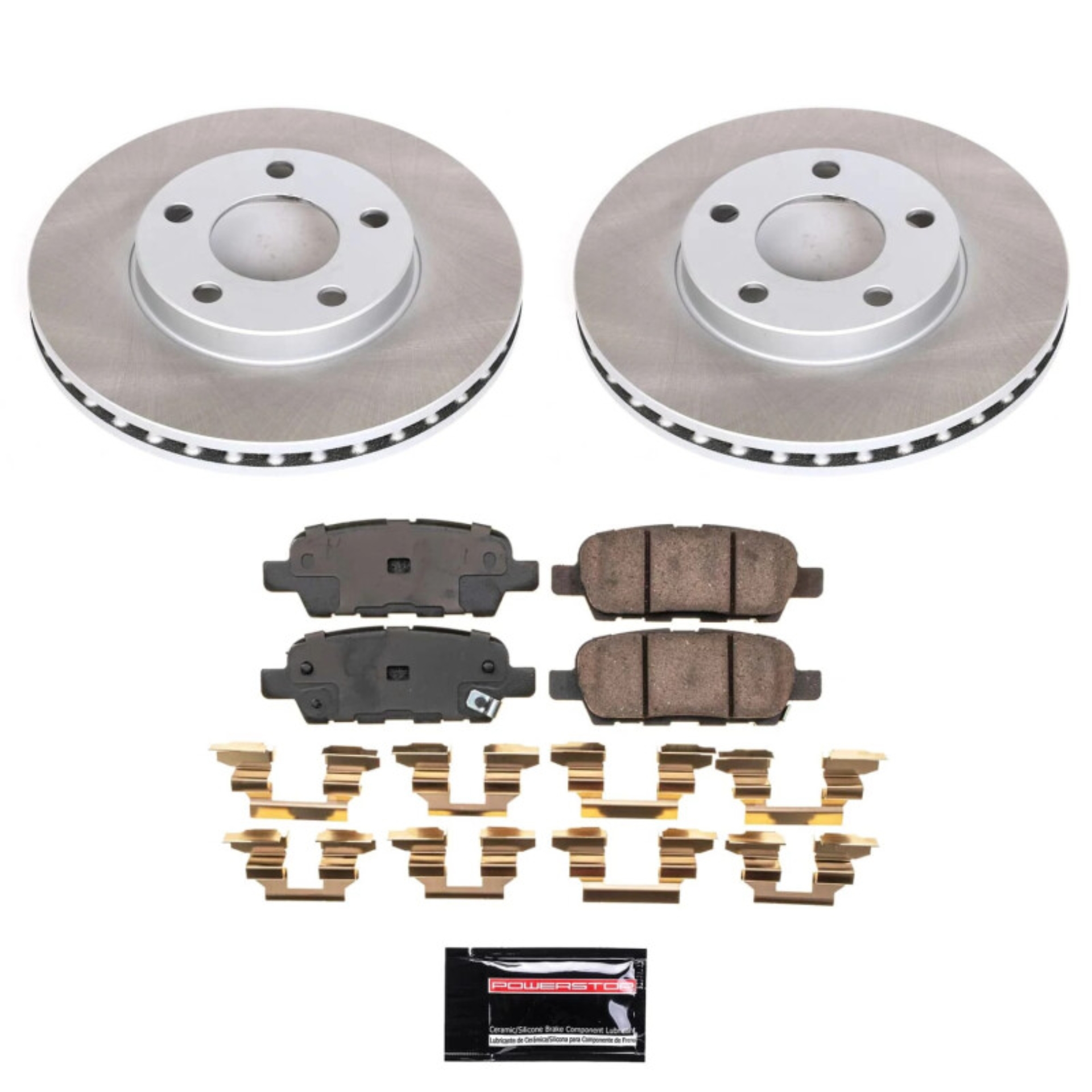 Picture of Power Stop 2009 Nissan 370Z Rear Semi-Coated Rotor Kit