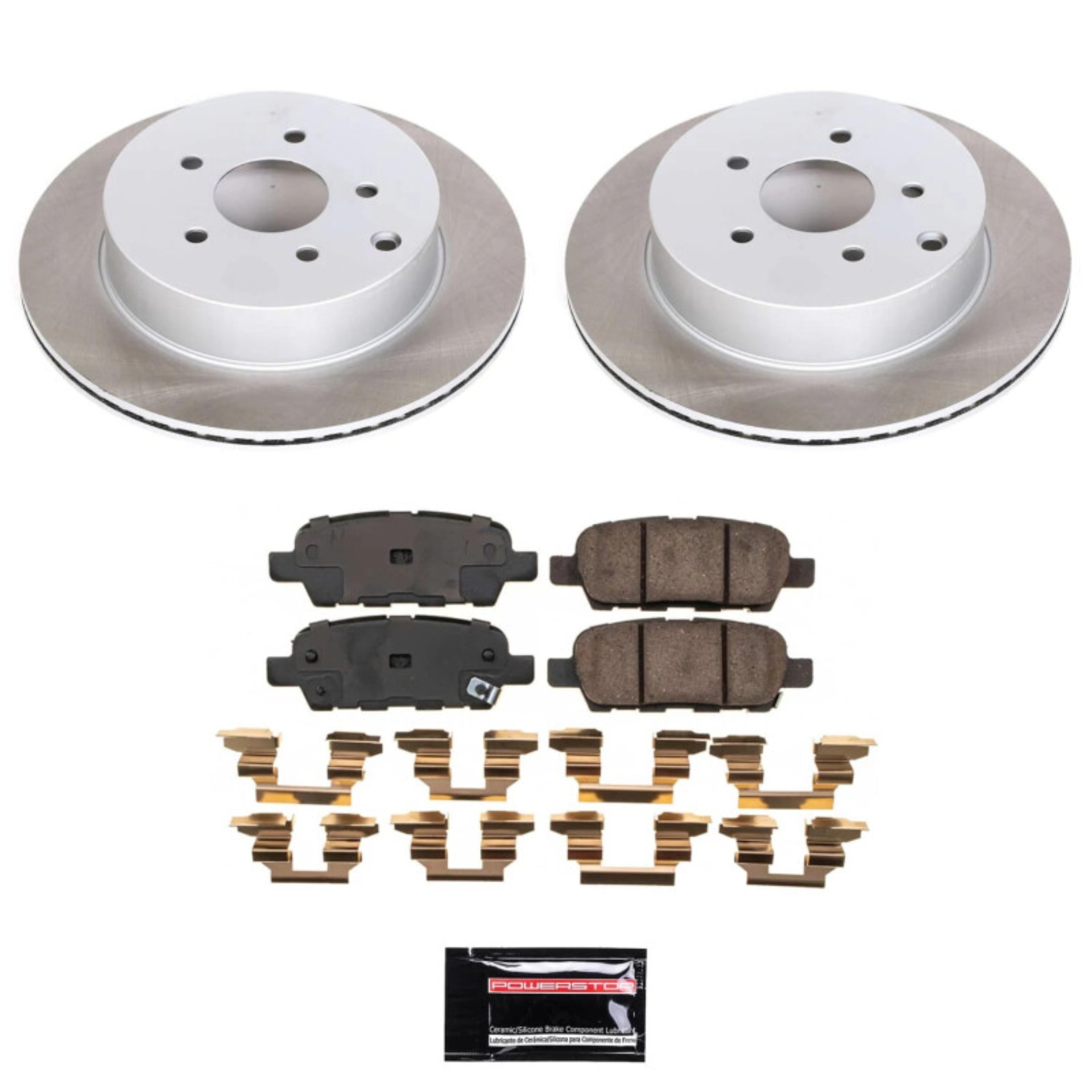 Picture of Power Stop 2009 Infiniti FX35 Rear Semi-Coated Rotor Kit
