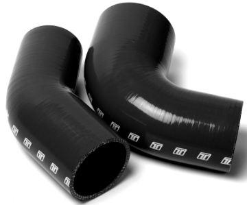 Picture of Turbosmart Hose 45 Deg Reducer Elbow 2.00-3.00 - Black