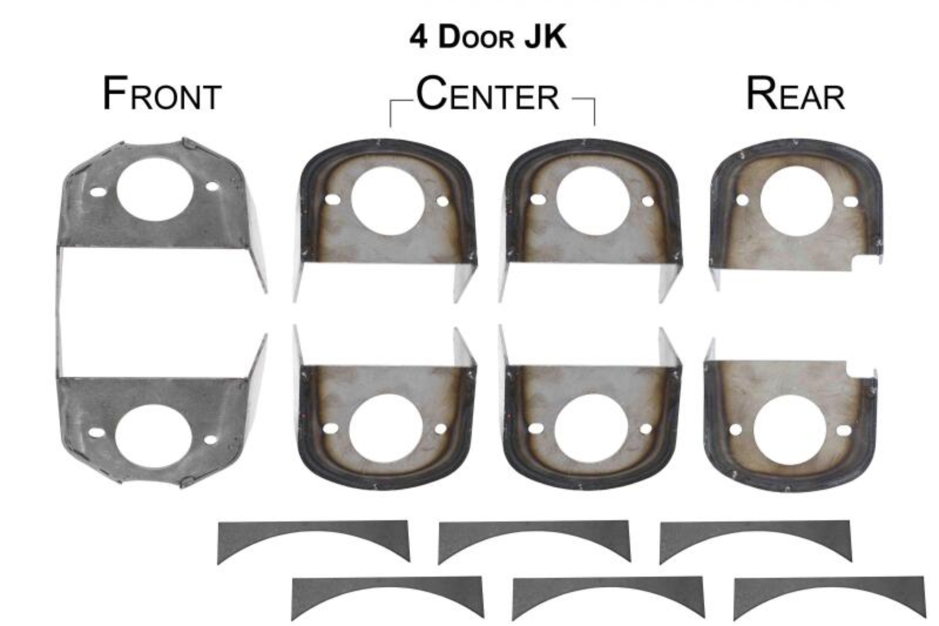 Picture of Rust Buster 2007-2018 Jeep Wrangler 4-Door Frame Body Mounts