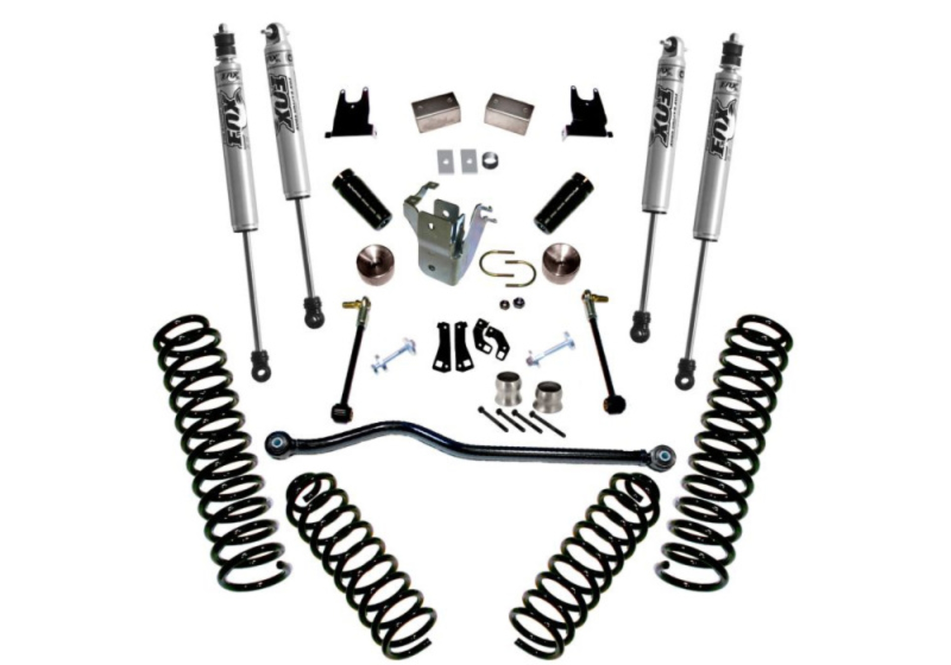 Picture of Superlift 07-18 Jeep Wrangler JK Unlimited 4in Lift Kit w/ Fox Shocks