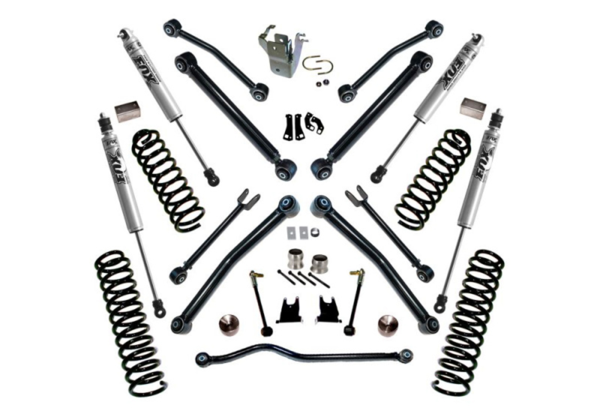 Picture of Superlift 07-18 Jeep Wrangler JK Unlimited 4in Lift Kit w/ Reflex Control Arms & Fox Shocks