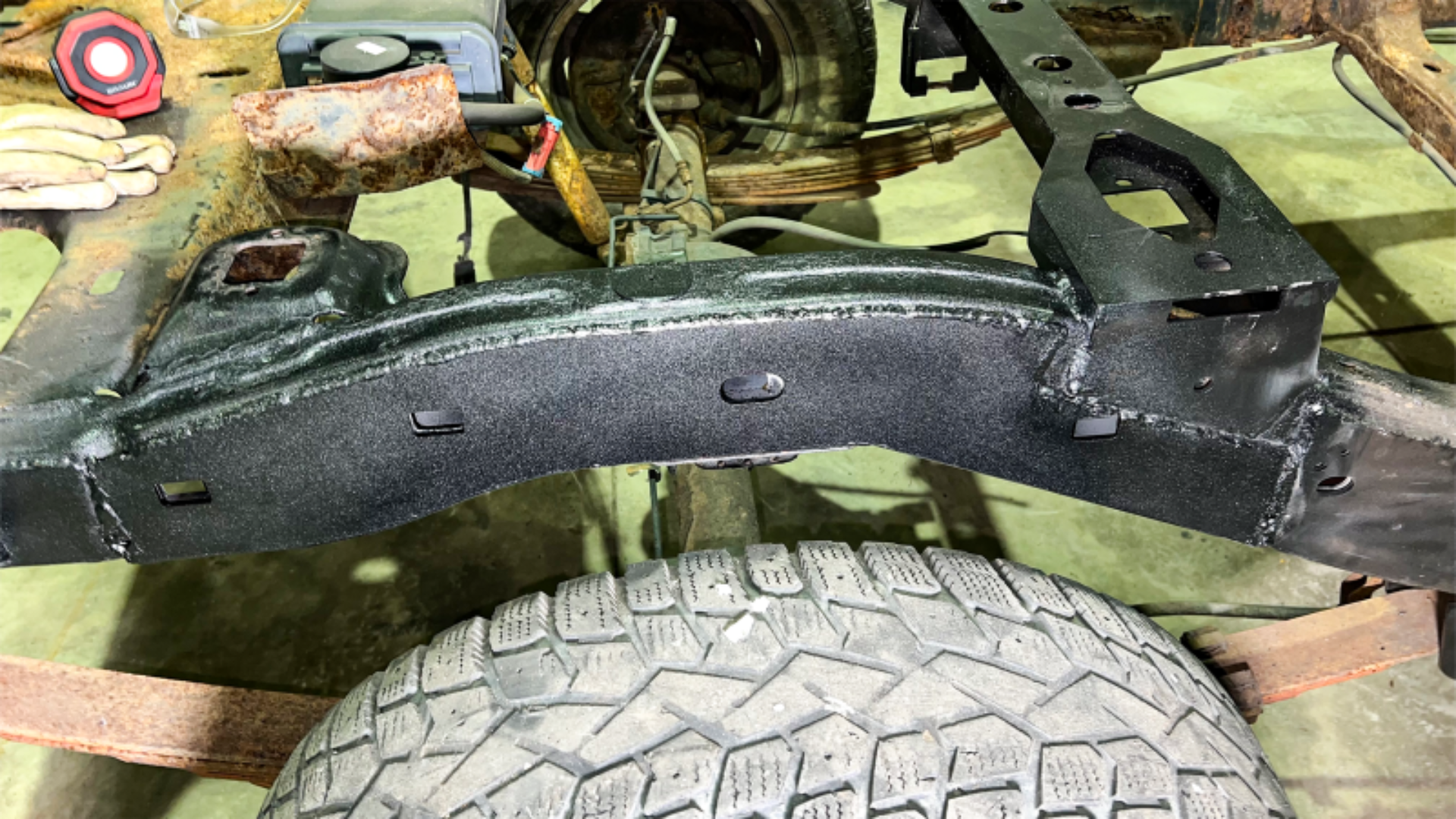 Picture of Rust Buster 2004-2012 GM Colorado & Canyon Crew Cab Rear Over Axle Frame Section - Right
