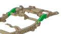 Picture of Rust Buster Avalanche/Suburban/Yukon Over Axle Frame Repair Kit - Left