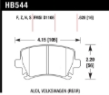 Picture of Hawk Audi A3 / A4 / A6 Quattro HPS Rear Brake Pads