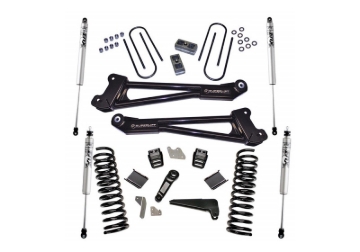 Picture of Superlift 13-18 Ram 3500 4WD Diesel 4in Lift Kit Replacement Radius Arms w/ Fox 2.0 Shocks
