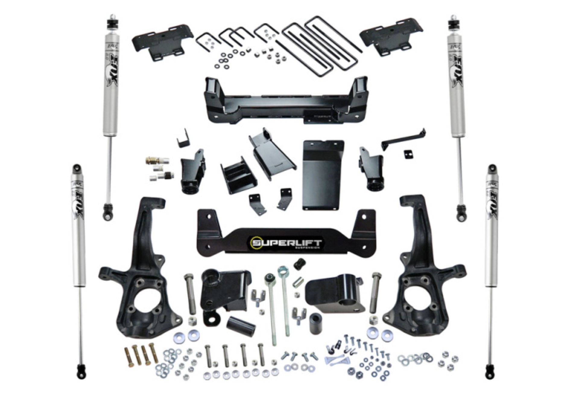 Picture of Superlift 11-19 Chevy Silv 2500HD 6in Lift Kit w/ Fox 2.0 Shocks