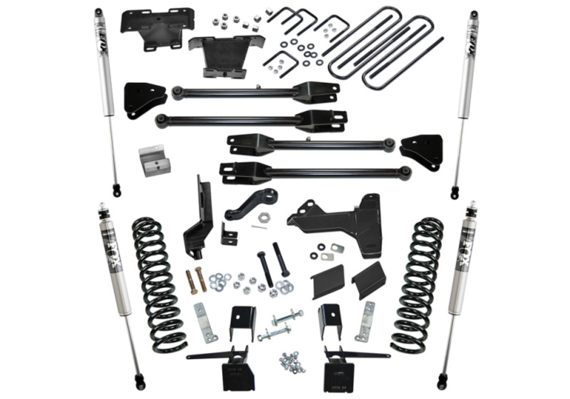 Picture of Superlift 17-20 Ford F-250/F-350 SuperDuty 4WD Diesel 6in Link Kit- w/ Fox 2.0 Shocks