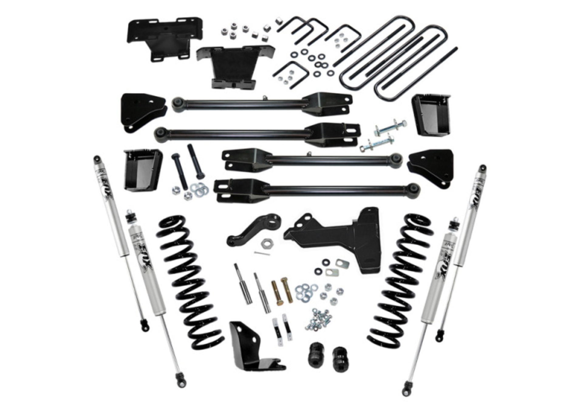 Picture of Superlift 05-07 Ford F-250 SuperDuty 4WD Diesel 6in Lift Kit w/ A 4 Link Conversion/Fox 2.0 Shocks