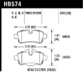 Picture of Hawk 07+ Mini Cooper HP+ Street Rear Brake Pads