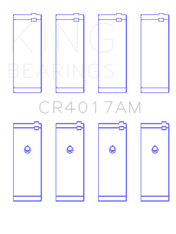 Picture of King Engine Bearings Opel 1.8/2.0 X18/20Xe (Size +0.75mm) Connecting Rod Bearing Set