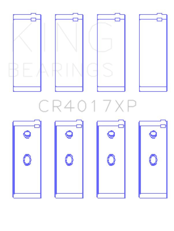 Picture of King Engine Bearings Opel 1.8/2.0 X18/20Xe (Size +0.25mm) Connecting Rod Bearing Set