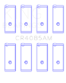 Picture of King Engine Bearings Toyota 2T/3T/3T-G/4T-G (Size +1.0mm) Connecting Rod Bearing Set