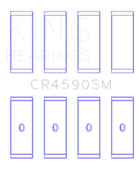 Picture of King Engine Bearings Audi Amb/Aum/Alt/Awa/Blr (Size +1.0mm) Connecting Rod Bearing Set