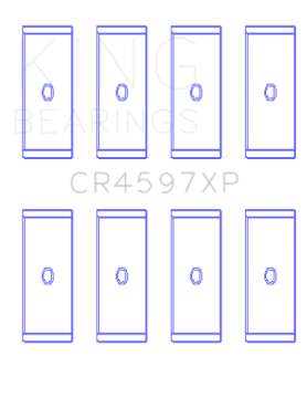Picture of King Engine Bearings Volkswagen 1781Cc Turbo & 1984Cc (Size +0.25mm) Connecting Rod Bearing Set