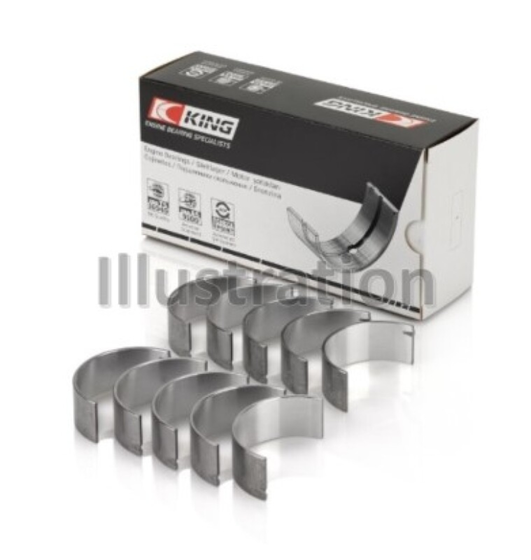 Picture of King Engine Bearings Volvo 850 (Size +0.75mm) Connecting Rod Bearing Set