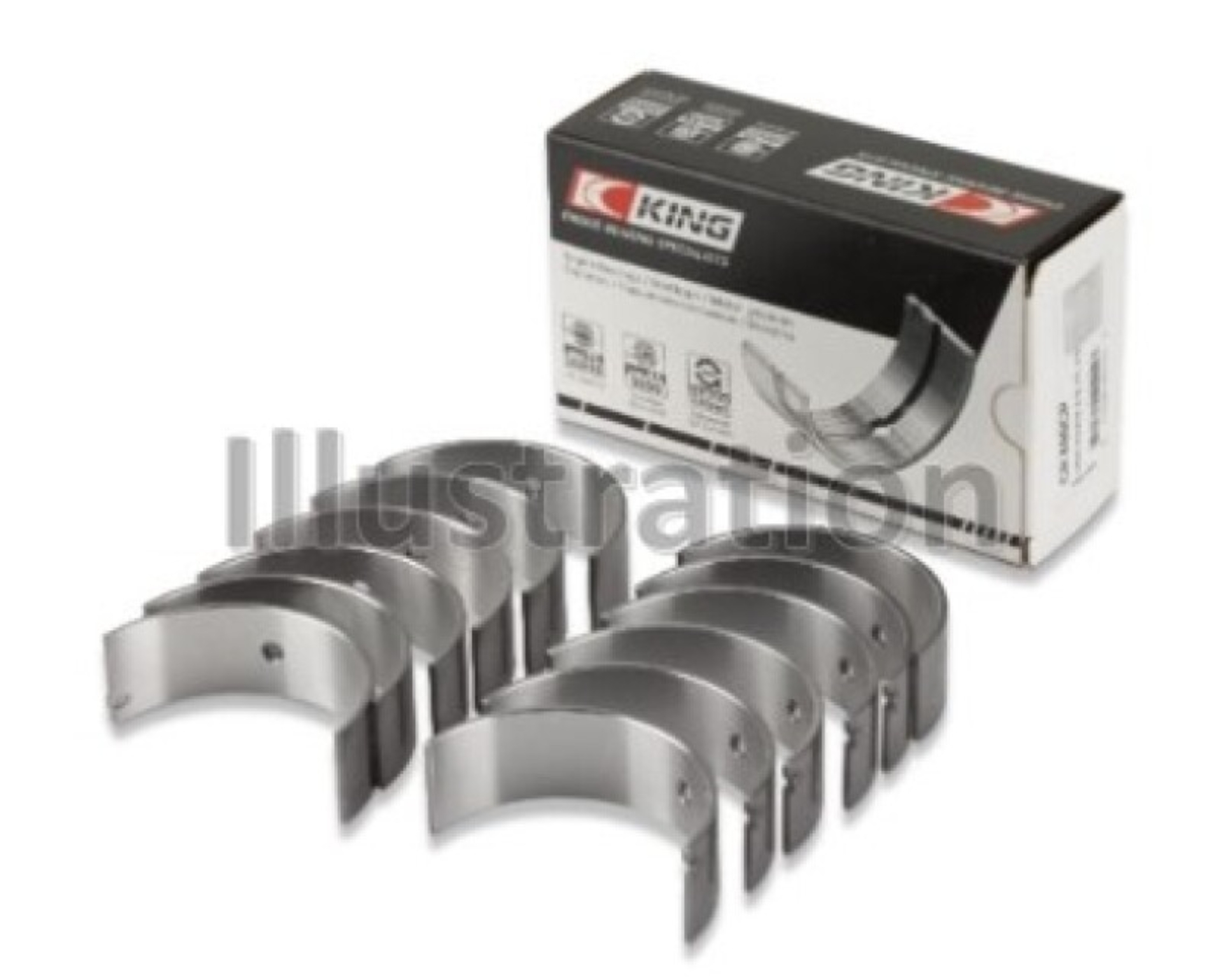 Picture of King Engine Bearings Ford V6 (Size +0.50mm) Connecting Rod Bearing Set