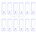 Picture of King Engine Bearings Chrysler 2.7L (Od+.002in) (Size +0.25mm) Connecting Rod Bearing Set
