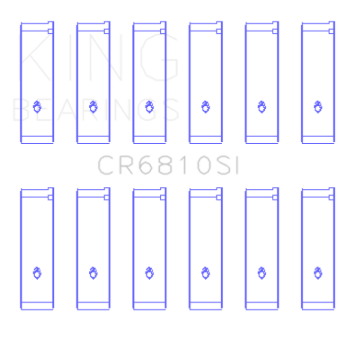 Picture of King Engine Bearings Chrysler 215 (Size +1.0mm) Connecting Rod Bearing Set