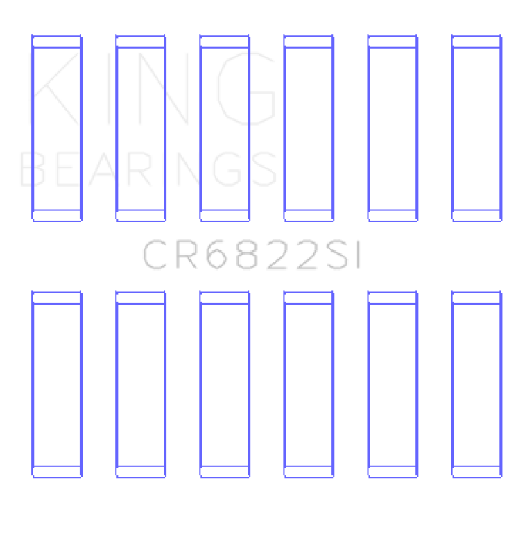 Picture of King Engine Bearings KING Connecting Rod Bearings - CR6822SI0.75