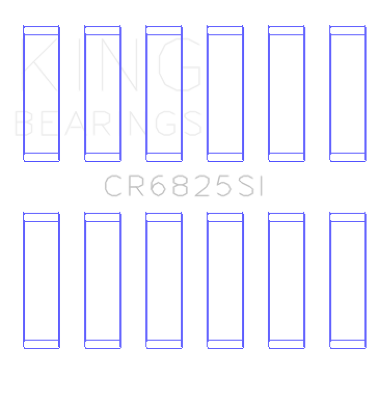 Picture of King Engine Bearings KING Connecting Rod Bearings - CR6825SI0.25