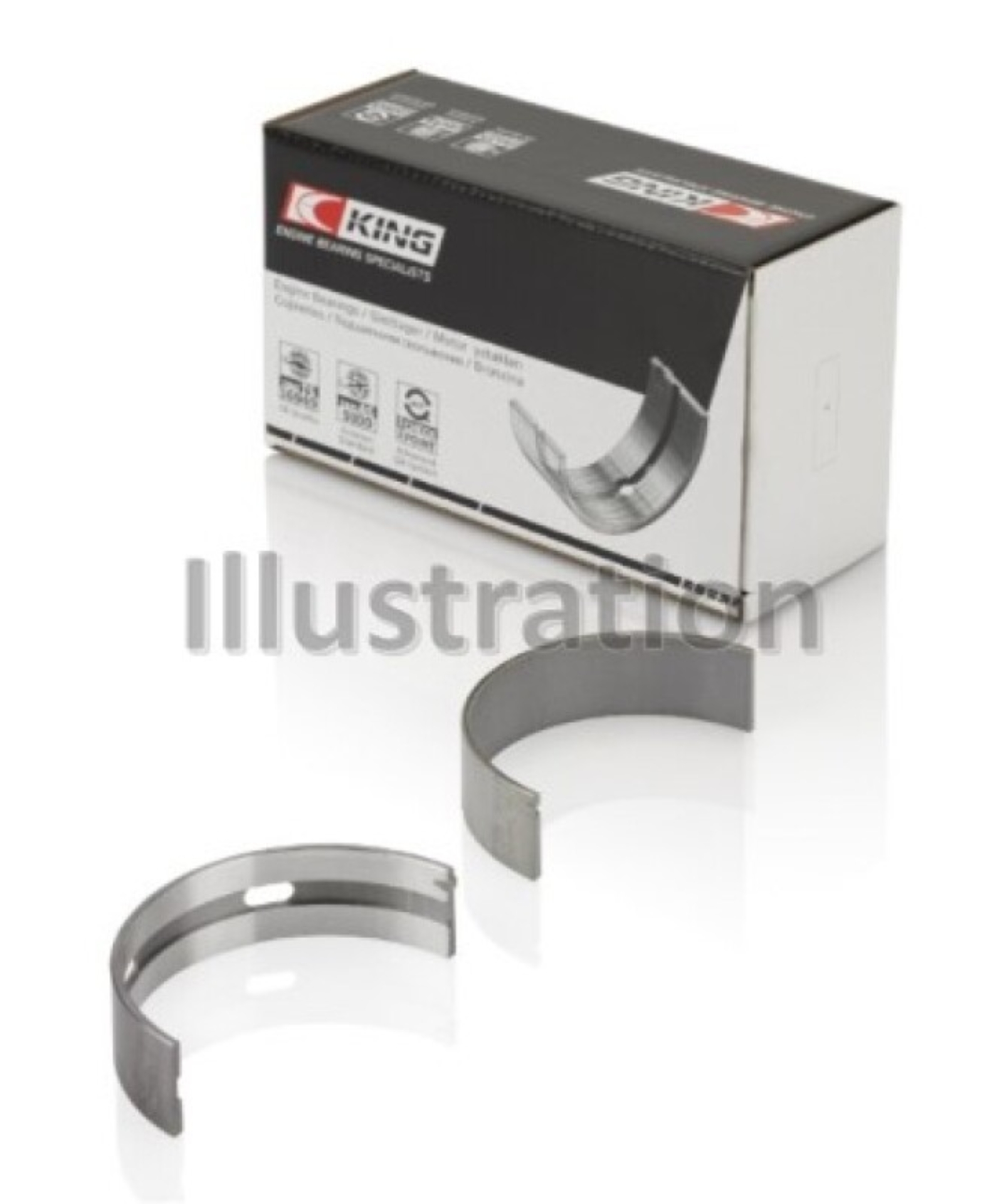 Picture of King Engine Bearings Mercedes Benz Om611.960/981/821/962/966 (Size +0.25mm) Main Bearing Set