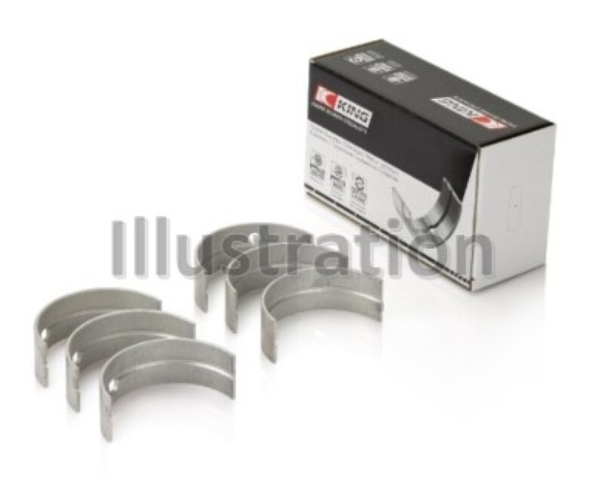 Picture of King Engine Bearings Datsun J15/(Size +1.0mm) Main Bearing Set