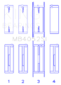 Picture of King Engine Bearings Ford 232 (3.8L) (Size +0.25mm) Main Bearing Set