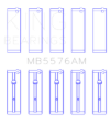 Picture of King Engine Bearings Ford J4B/J4C (Size +0.50mm) Main Bearing Set
