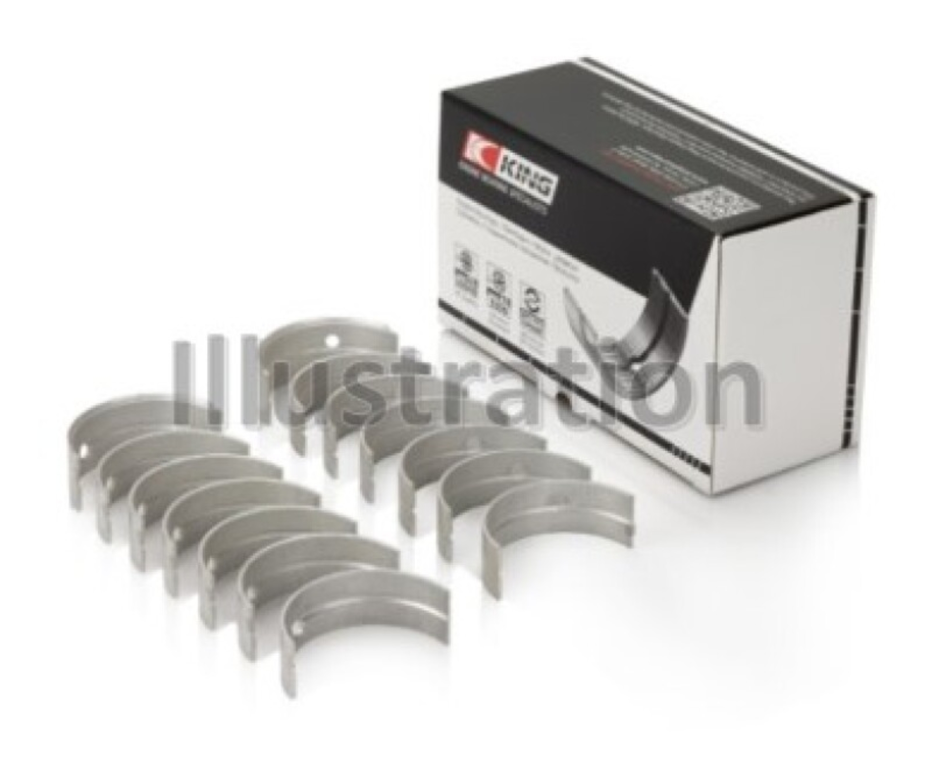 Picture of King Engine Bearings Toyota 1Fzfe (Size +0.25mm) Main Bearing Set