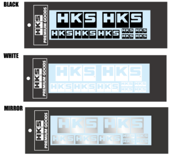 Picture of HKS LOGO Sticker a la carte WHITE