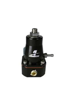 Picture of Aeromotive Adjustable Regulator Billet EFI Bypass - (2) -6 Inlets/(1) -6 Return - Black