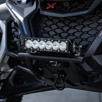 Picture of Baja Designs 2024+ Can-Am Maverick R 10in OnX6+ Push Bar Bumper Kit - Clear