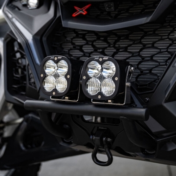 Picture of Baja Designs 2024+ Can-Am Maverick R XL80 Push Bar Bumper Kit - Clear