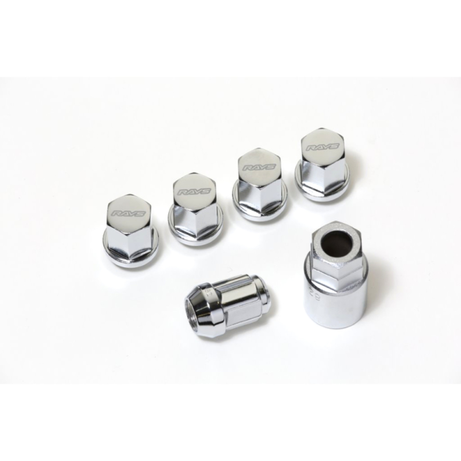 Picture of Rays 19 Hex Lock & Lug Nut Set M14x1.5 - Chrome