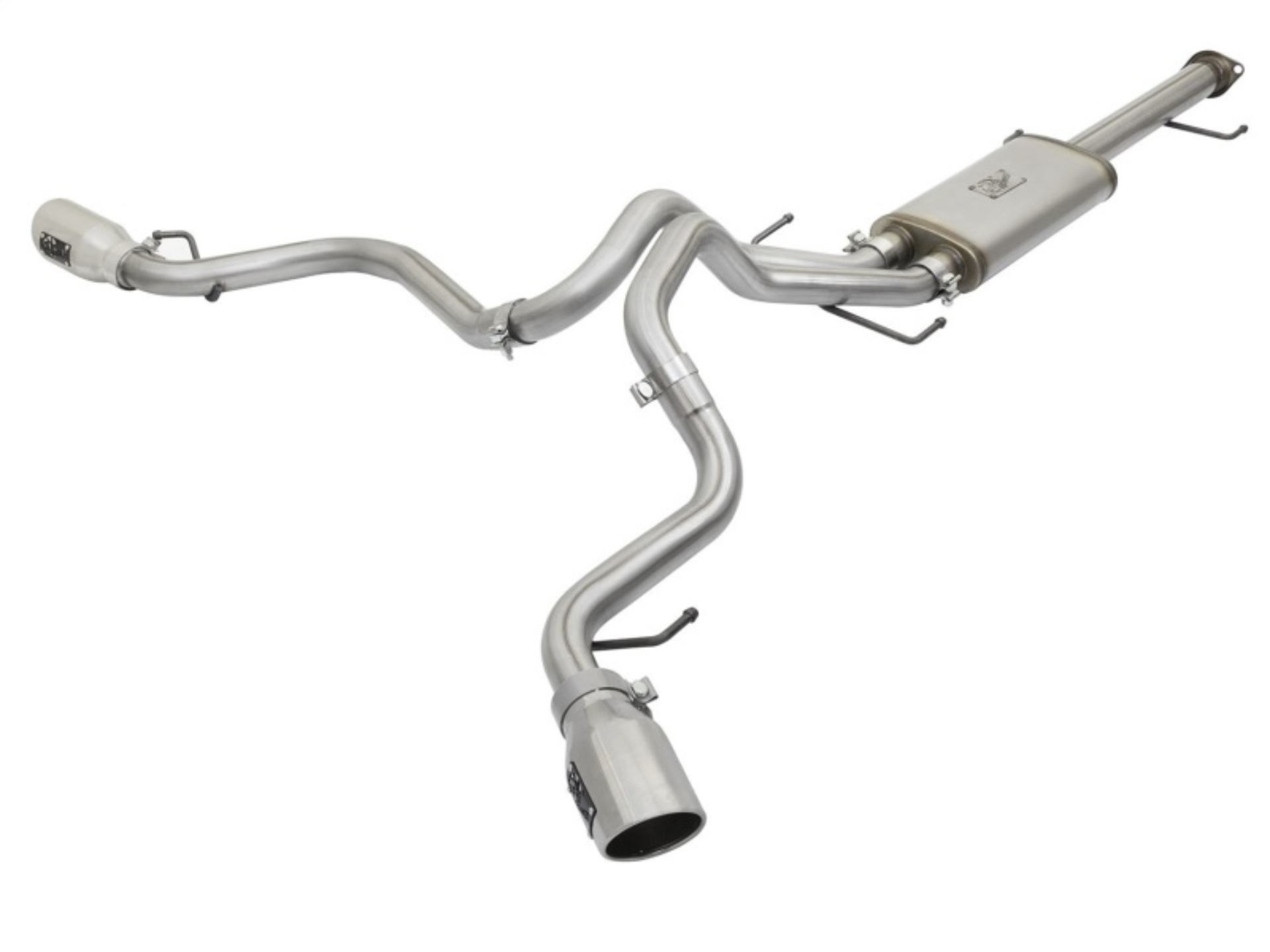 Picture of aFe MACH Force-Xp 3in - 2.5in SS Cat-Back Dual Exhaust w/Polished Tips 07-14 Toyota FJ Cruiser 4.0L