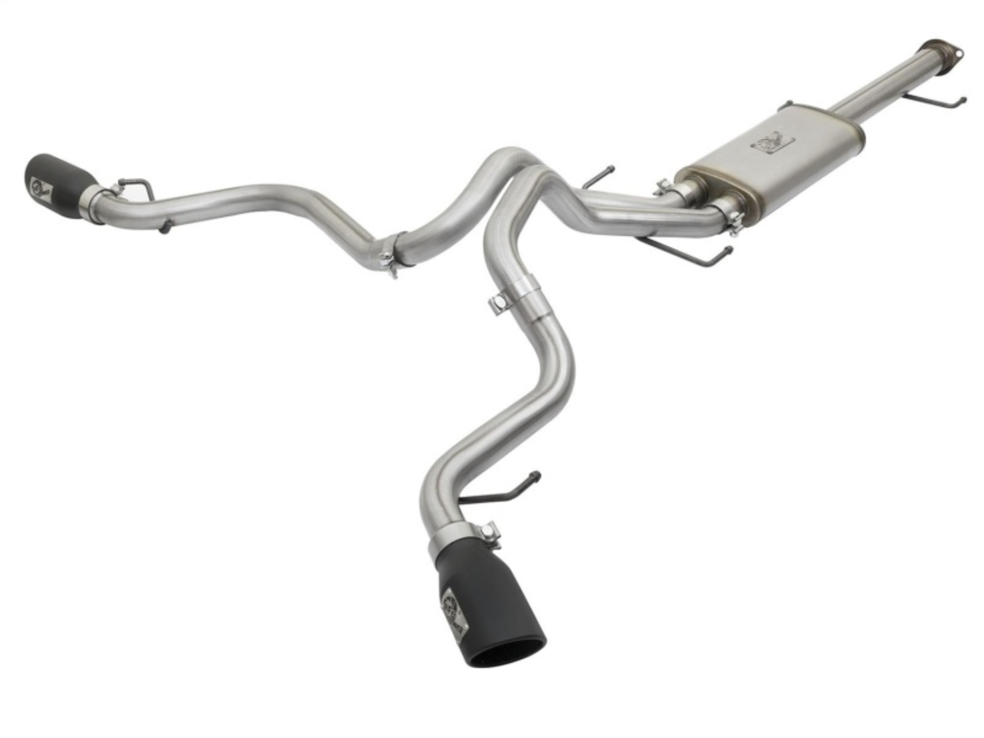 Picture of aFe MACH Force-Xp 3in - 2.5in SS Cat-Back Dual Exhaust w/Black Tips 07-14 Toyota FJ Cruiser 4.0L