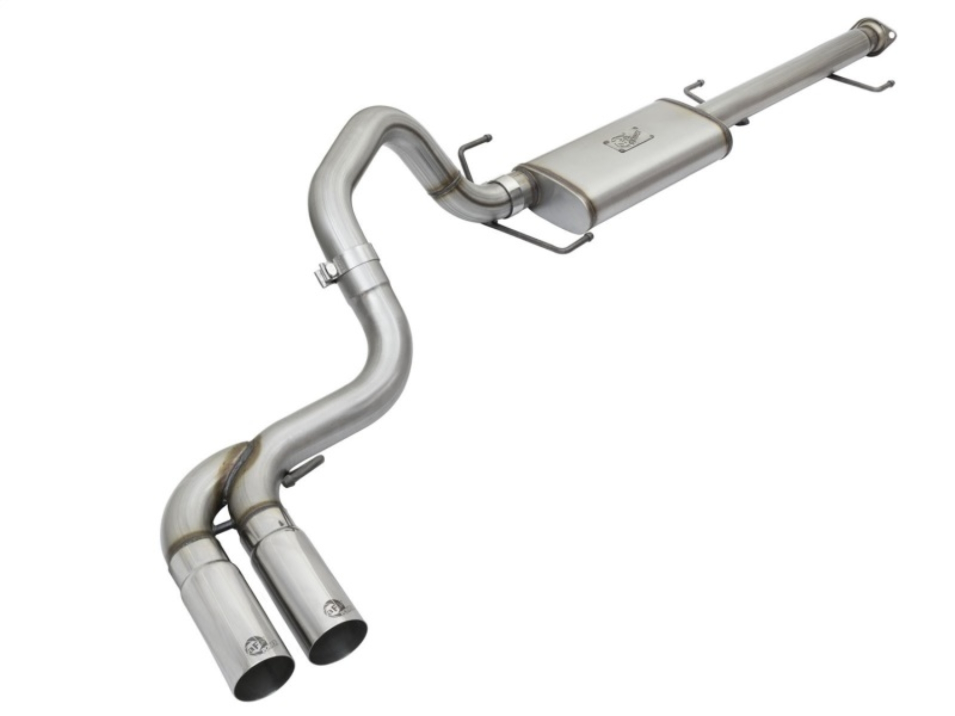 Picture of aFe Rebel Series 3in Stainless Steel Cat-Back Exhaust System w/Polished Tips 07-14 Toyota FJ Cruiser